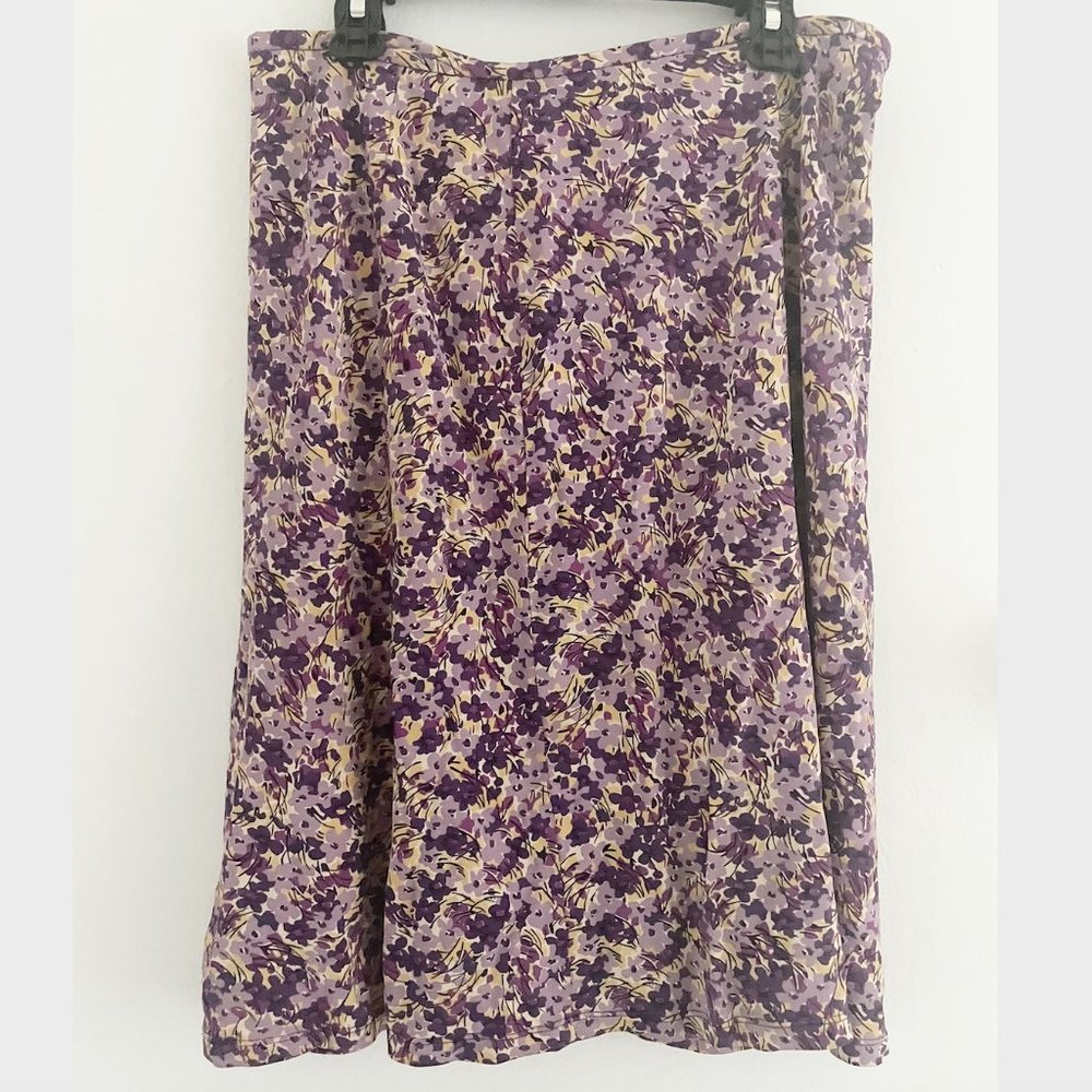 Ann Taylor Pencil Skirt, 4P, Floral Print